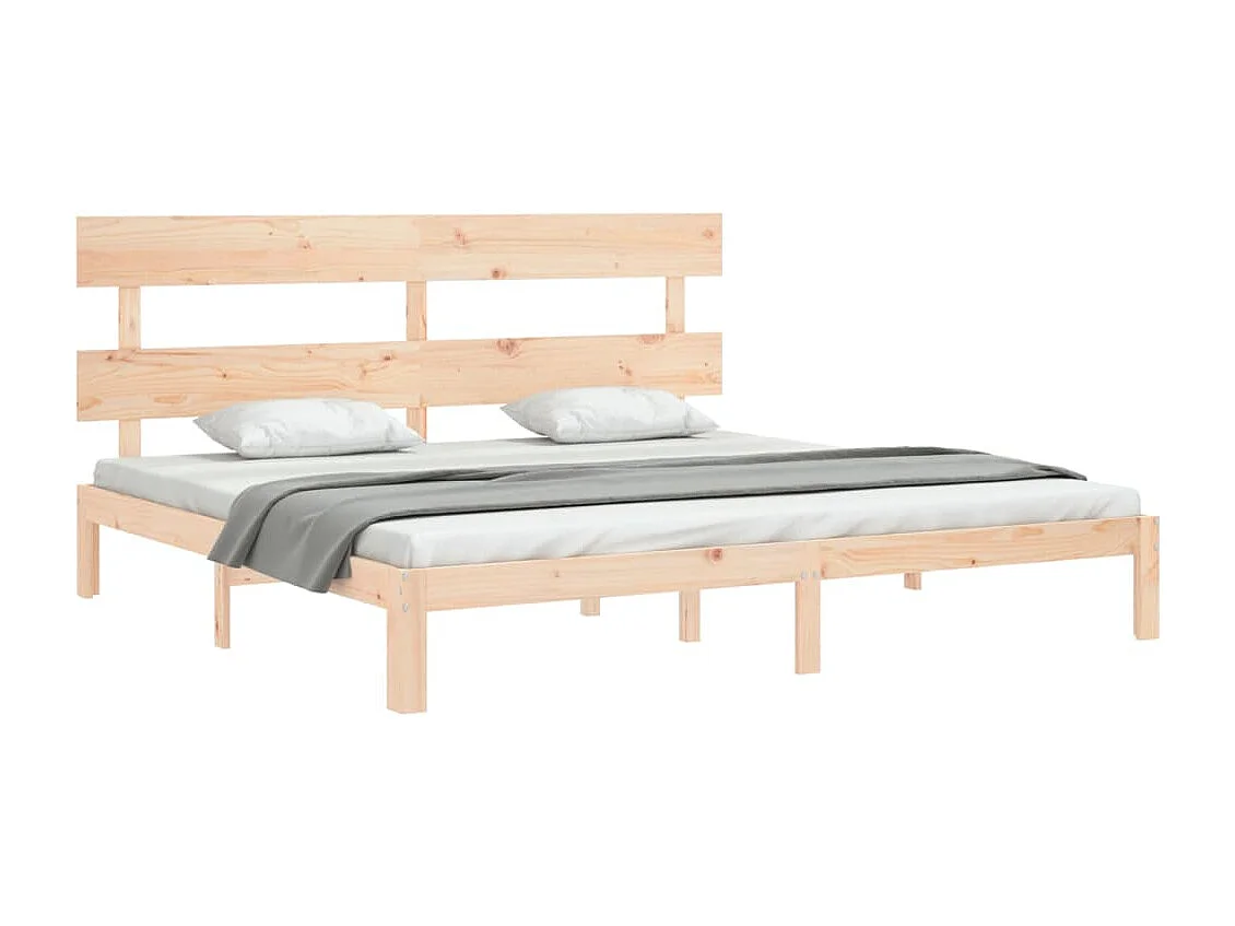 Lit double | Lit adulte | Cadre de lit bois massif de pin 180x200 cm