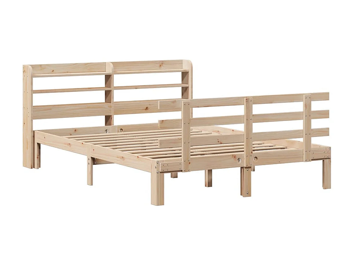 Lit double | Lit adulte | Cadre de lit et tête de lit 135x190 cm