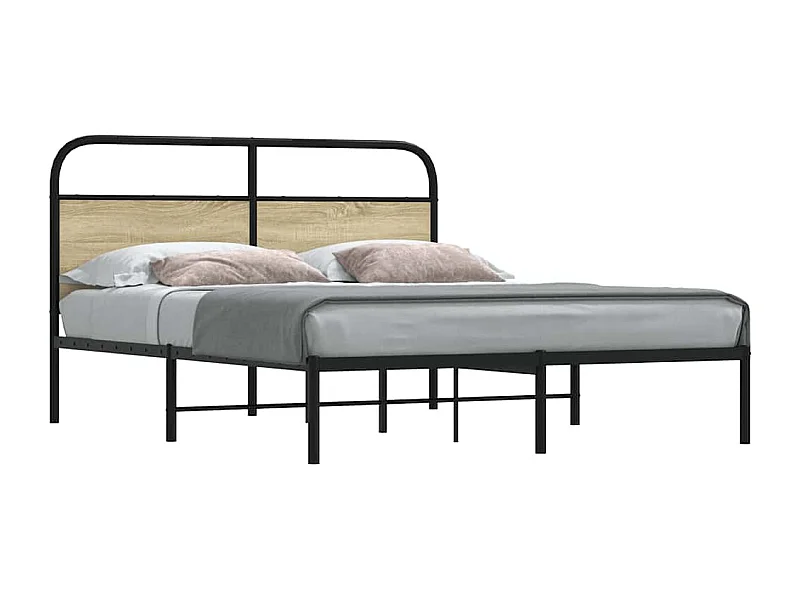 Lit double | Lit adulte | Cadre de lit 160x200 cm chêne sonoma