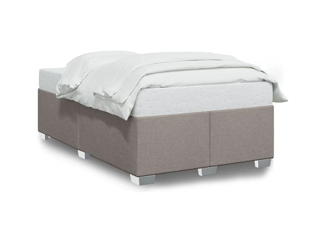 Letto per adulti | Letto singolo | Giroletto senza Materasso Tortora 120x200 cm Tessuto