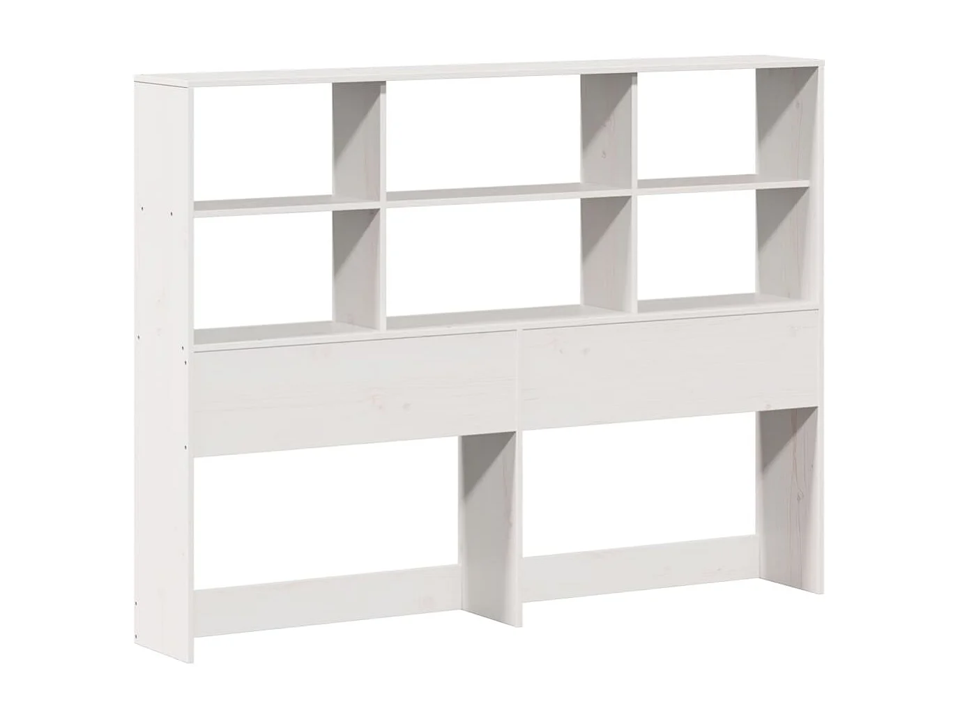 Letto per adulti | Letto matrimoniale | Giroletto senza Materasso Bianco 160x200 cm Legno Massello Pino