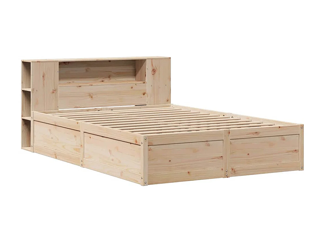 Lit double | Lit adulte | Cadre de lit 135x190 cm bois de pin massif