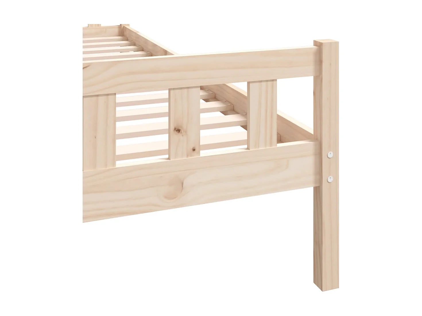 Lit simple | Lit adulte, enfant | Cadre de lit bois massif 90x190 cm