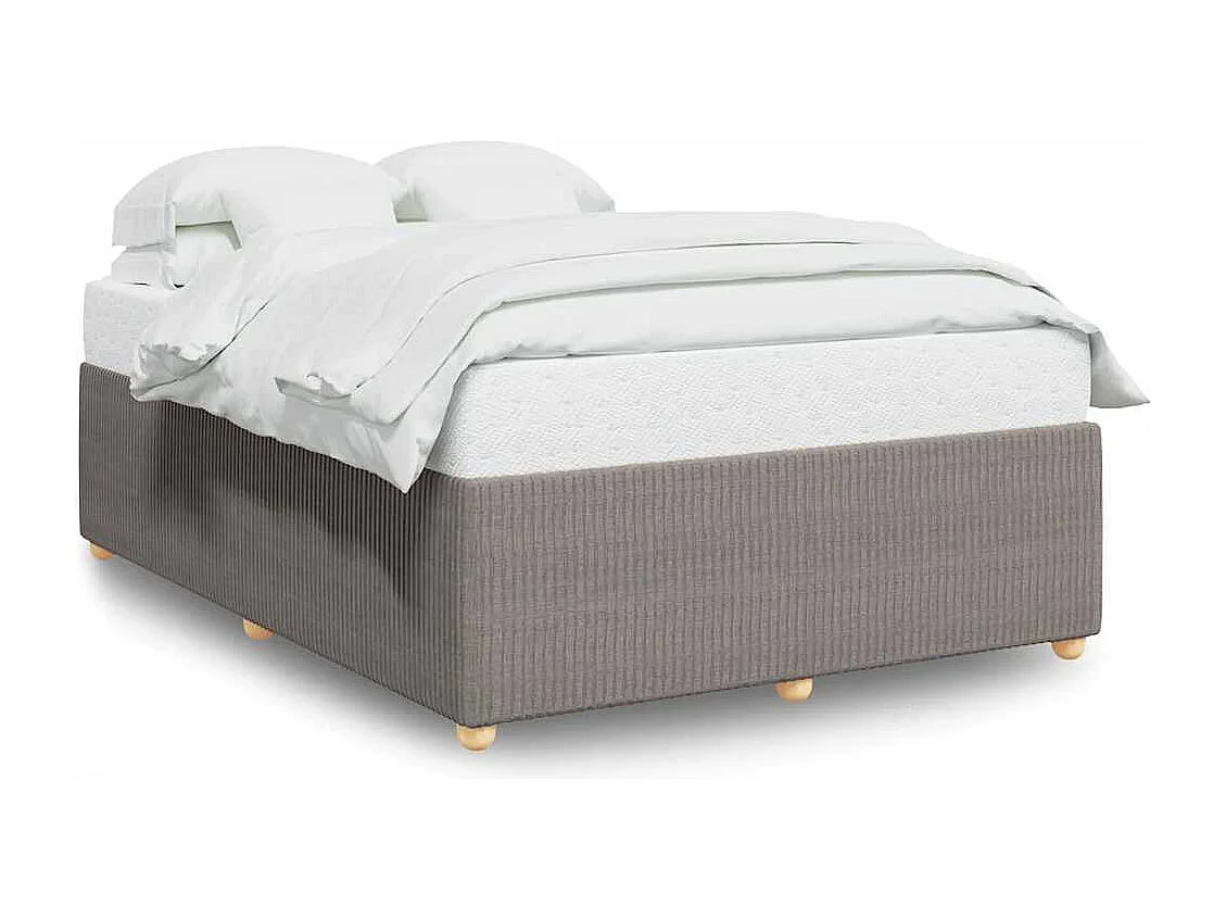 Lit double | Lit adulte | Cadre de lit taupe 160x200 cm tissu