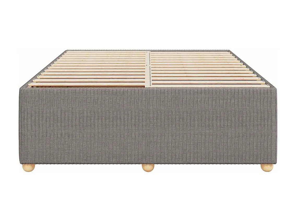 Lit double | Lit adulte | Cadre de lit taupe 160x200 cm tissu