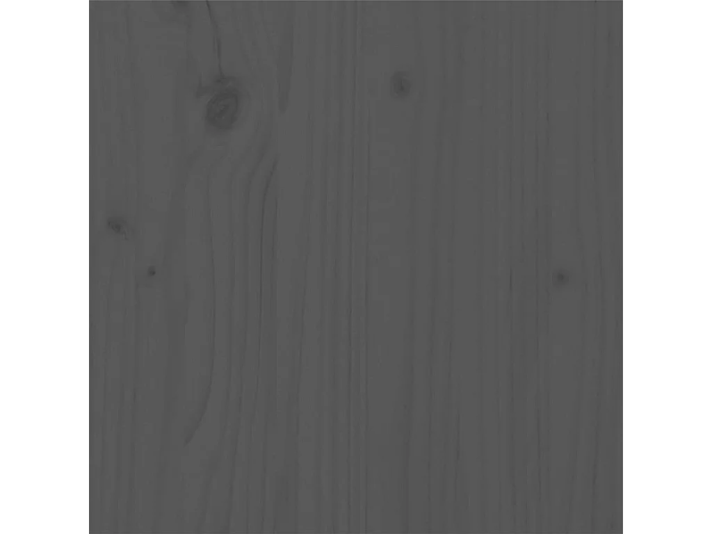 Bedframe | Tweepersoonsbed massief hout grijs 200x200 cm