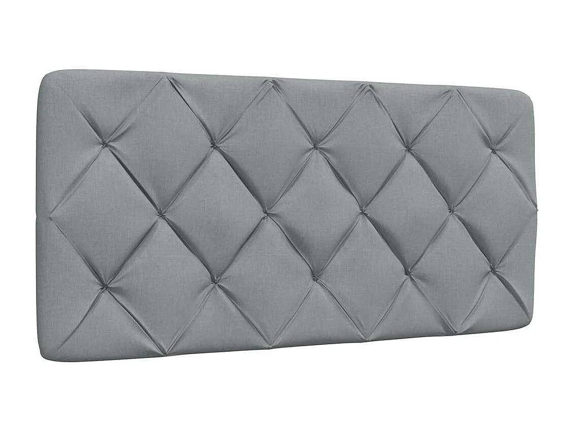 Lit simple | Lit adulte, enfant | Cadre de lit gris clair 100x200 cm tissu