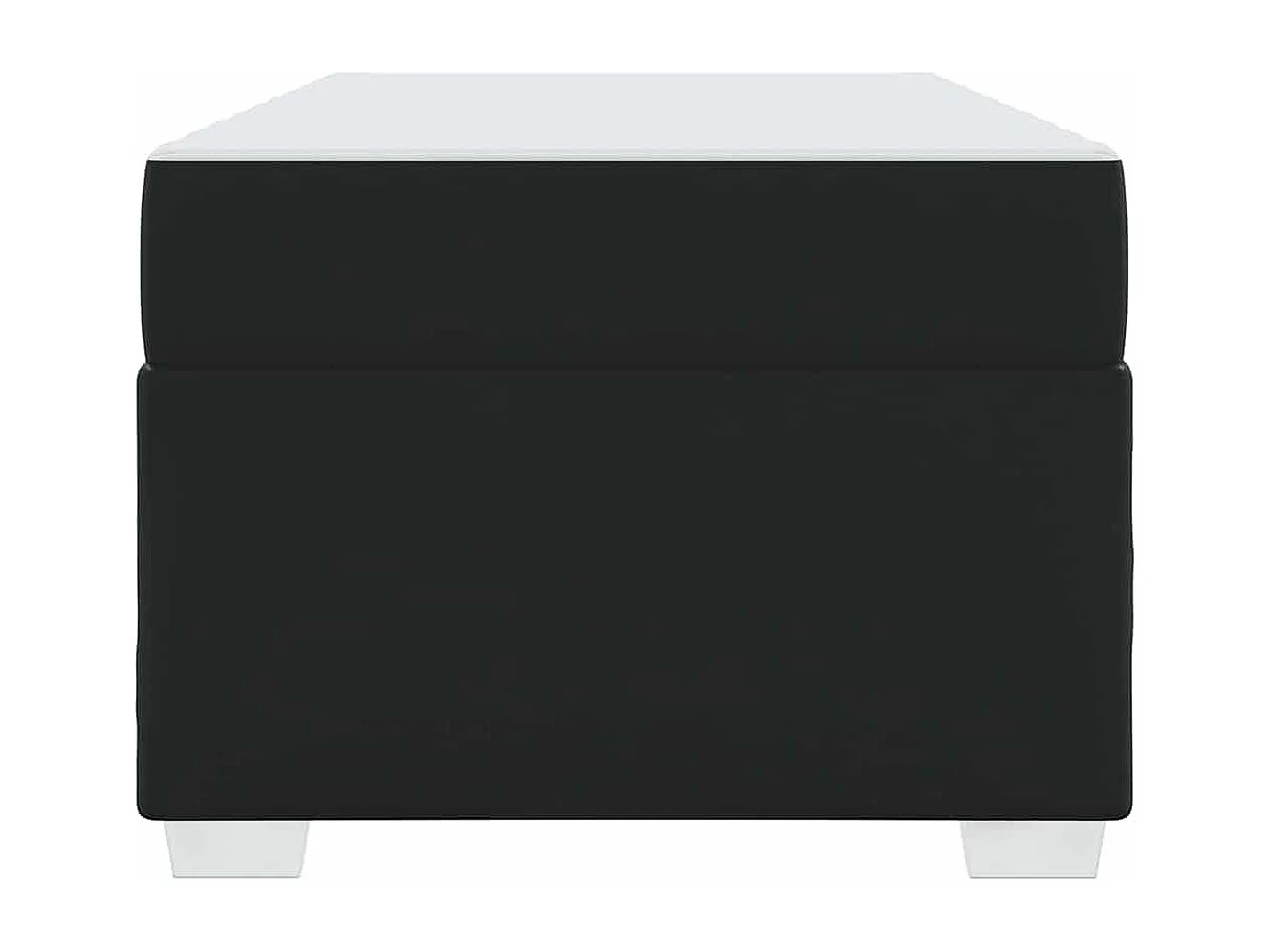 Lit simple | Lit adulte, enfant | Cadre de lit Noir 80x200 cm Faux cuir