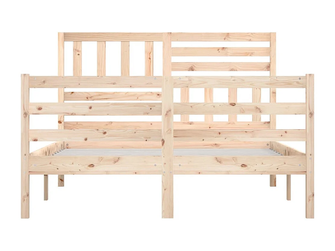 Lit simple | Lit adulte, enfant | Cadre de lit bois massif 120x200 cm