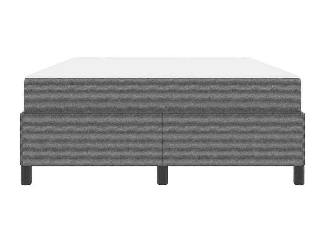 Lit double | Lit adulte | Cadre de lit Gris clair 140x200 cm Tissu en velours côtelé