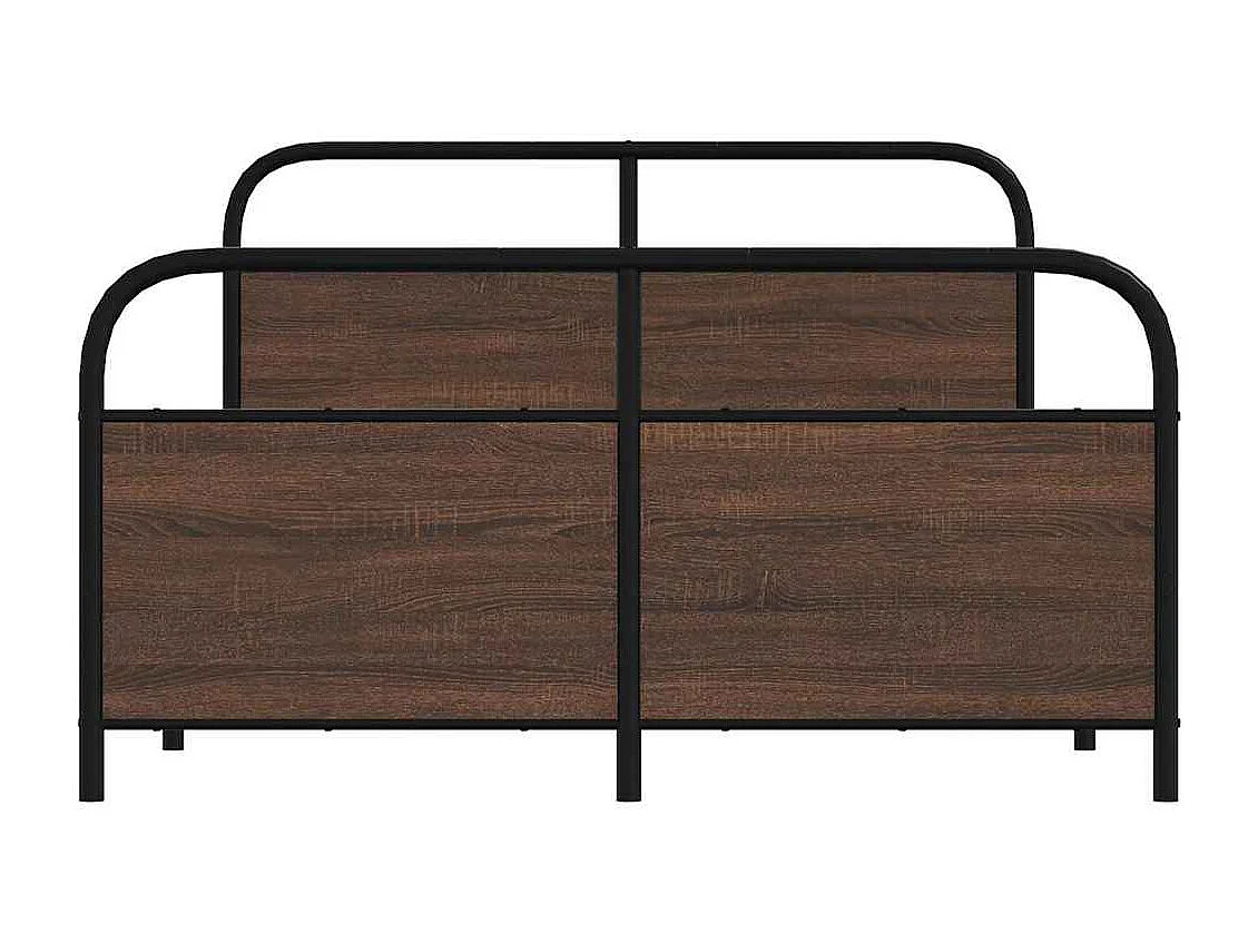 Lit simple | Lit adulte, enfant | Cadre de lit 120x200 cm chêne marron