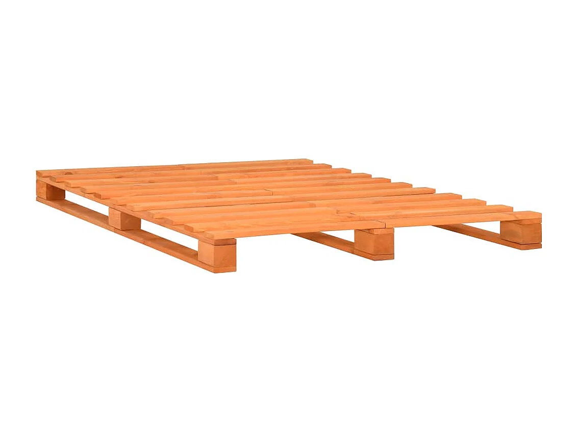 Lit double | Lit adulte | Cadre de lit de palette 180x200cm bois massif