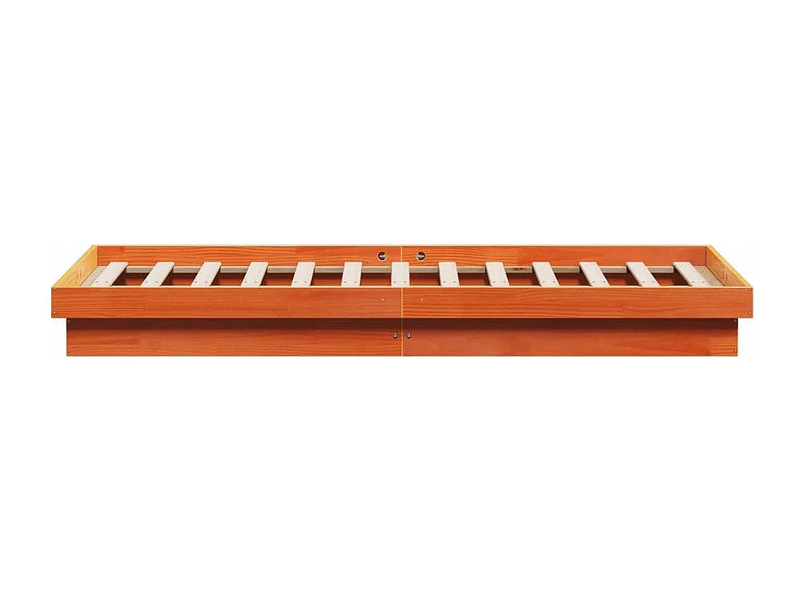 Lit double | Lit adulte | Cadre de lit à LED 150x200 cm bois massif