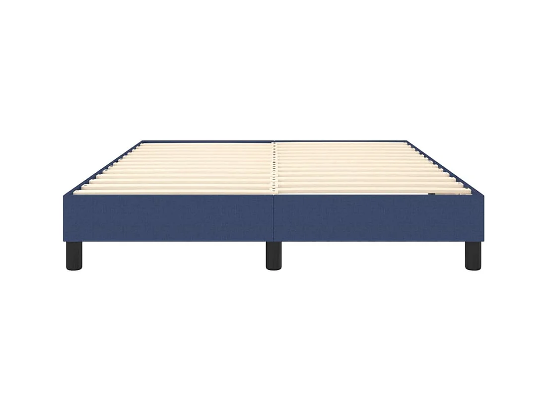 Lit double | Lit adulte | Cadre de lit bleu 140x190 cm tissu