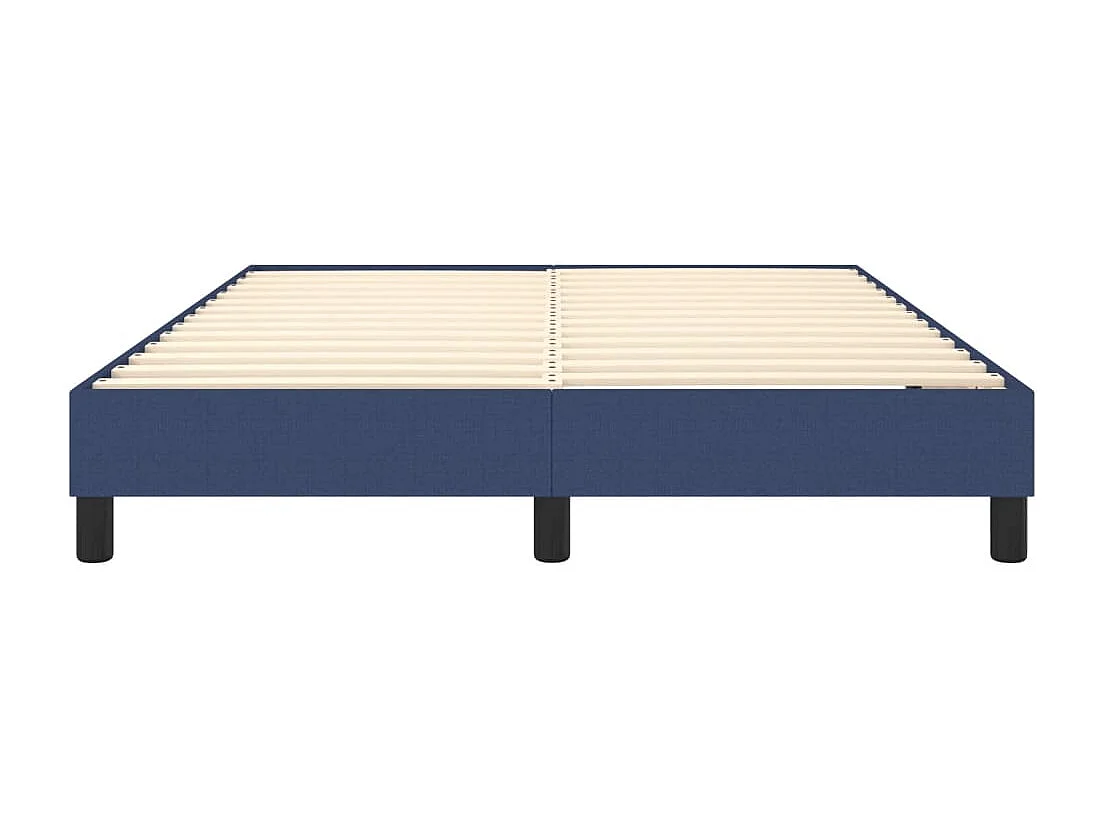 Lit double | Lit adulte | Cadre de lit bleu 140x190 cm tissu