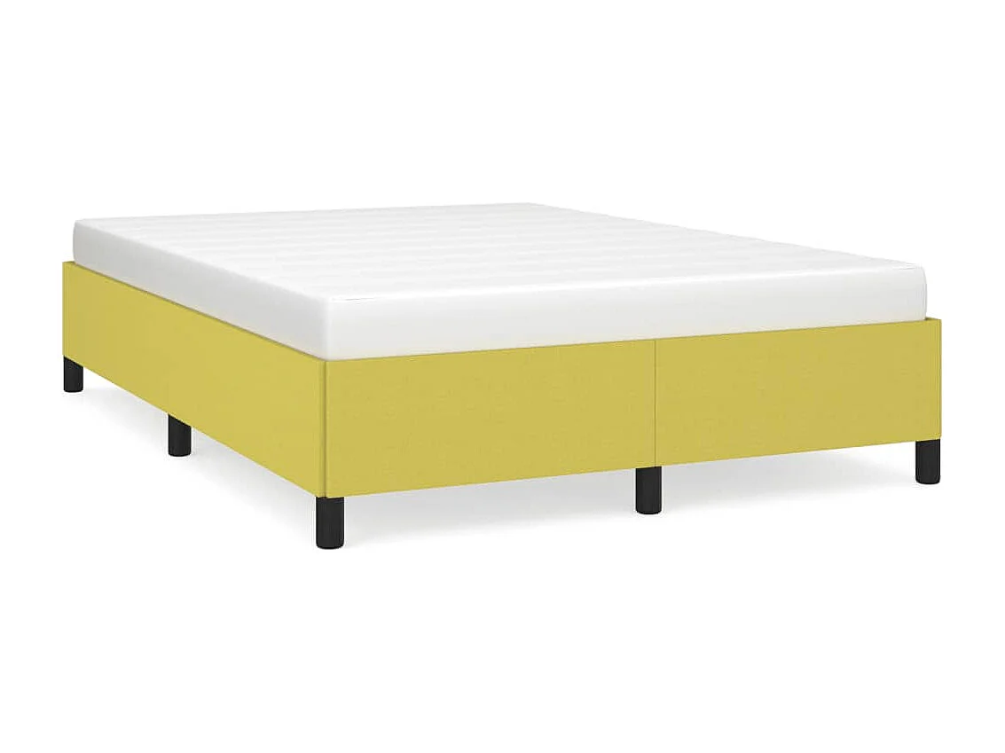 Lit double | Lit adulte | Cadre de lit vert 140x190 cm tissu