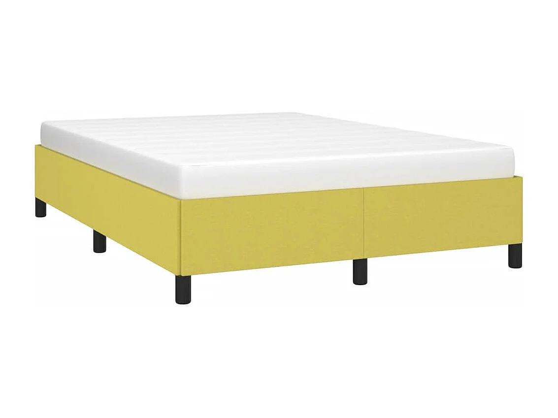 Lit double | Lit adulte | Cadre de lit vert 140x190 cm tissu