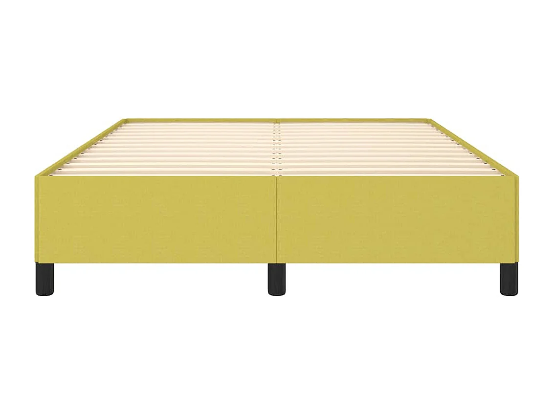 Lit double | Lit adulte | Cadre de lit vert 140x190 cm tissu