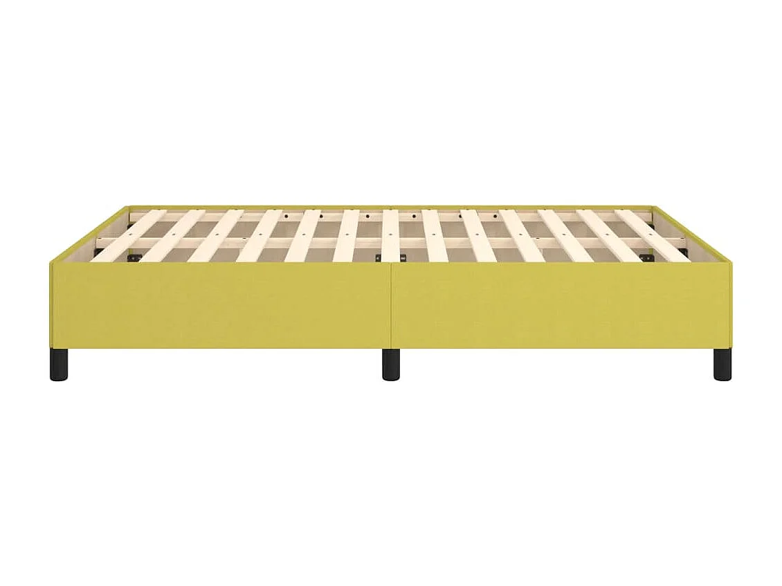 Lit double | Lit adulte | Cadre de lit vert 140x190 cm tissu