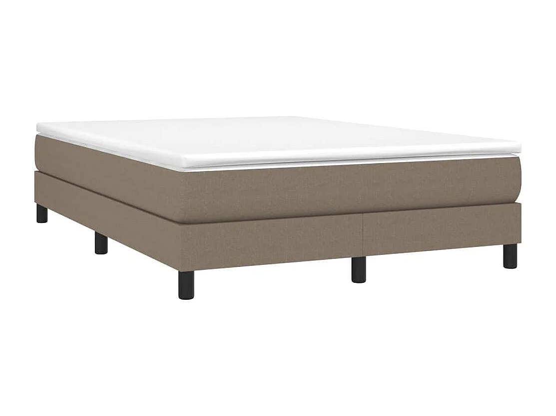 Lit double | Lit adulte | Cadre de lit taupe 140x190 cm tissu