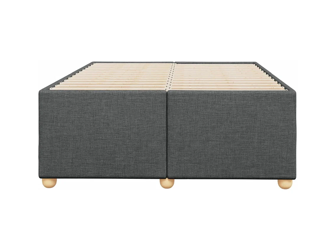 Letto per adulti | Letto singolo | Giroletto senza Materasso Grigio Scuro 120x200 cm Tessuto