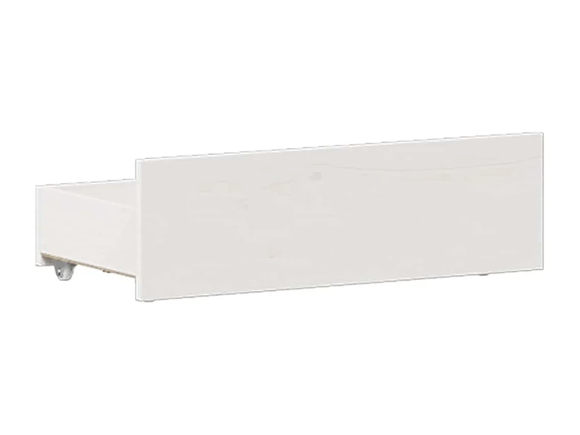 Letto per adulti | Letto matrimoniale | Giroletto senza Materasso con Testata Bianco 135x190 cm Pino