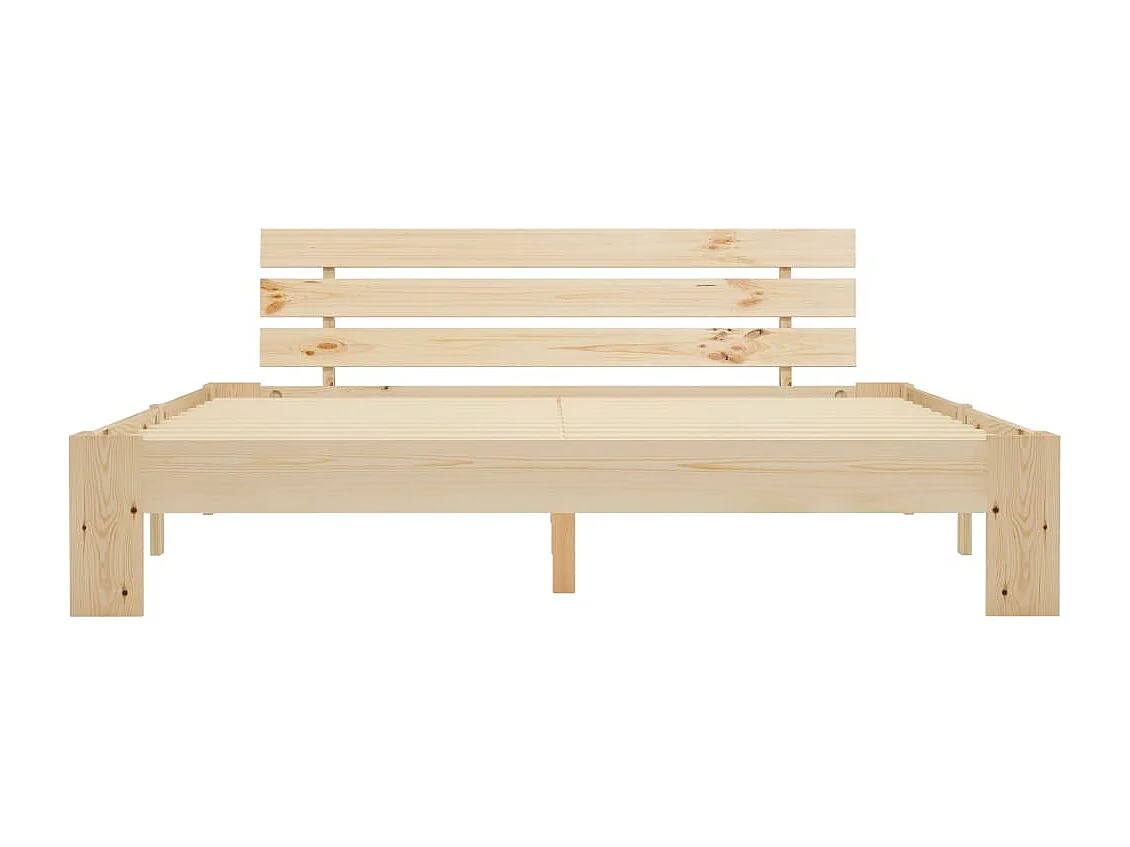 Lit double | Lit adulte | Cadre de lit 160x200 cm bois massif de pin