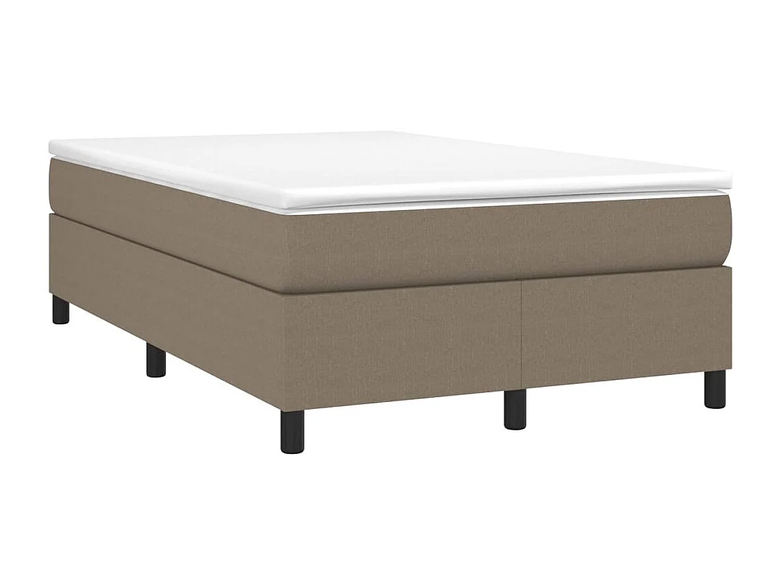 Lit simple | Lit adulte, enfant | Cadre de lit taupe 120x200 cm tissu