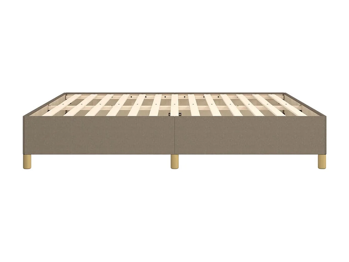 Lit double | Lit adulte | Cadre de lit taupe 180x200 cm tissu