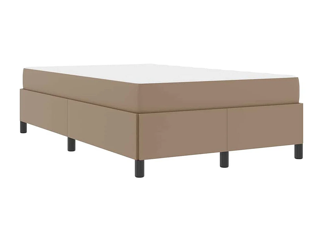 Lit simple | Lit adulte, enfant | Cadre de lit avec matelas Cappuccino 120x190 cm Faux cuir