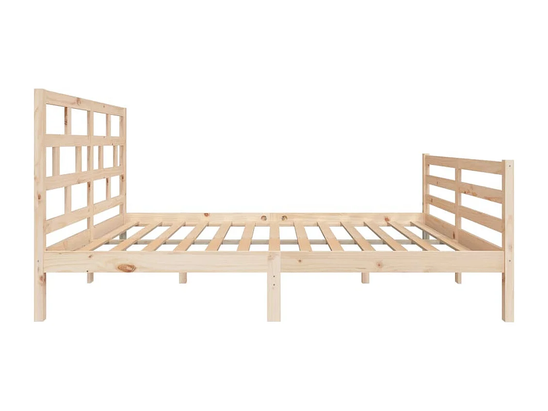 Lit double | Lit adulte | Cadre de lit bois massif 140x200 cm