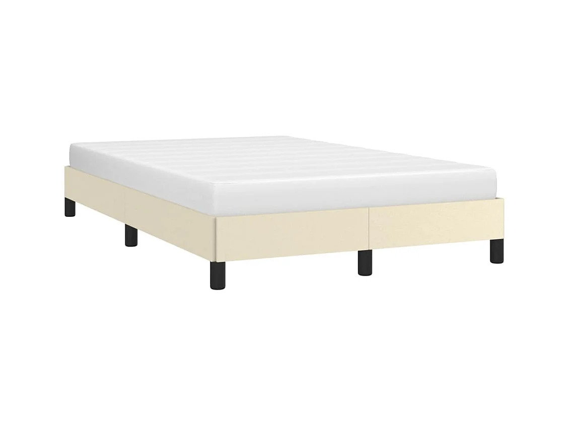 Letto per adulti | Letto singolo | Giroletto Crema 120x200 cm in Similpelle