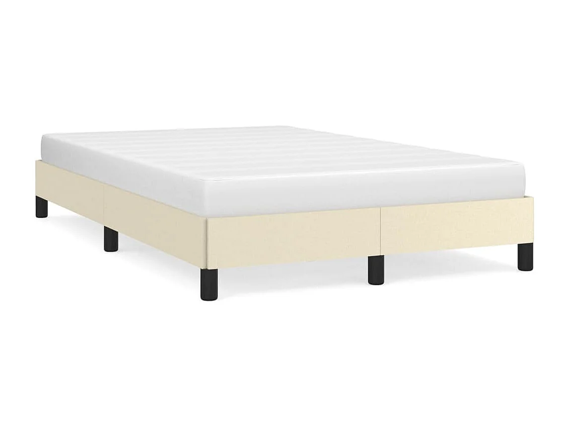 Letto per adulti | Letto singolo | Giroletto Crema 120x200 cm in Similpelle