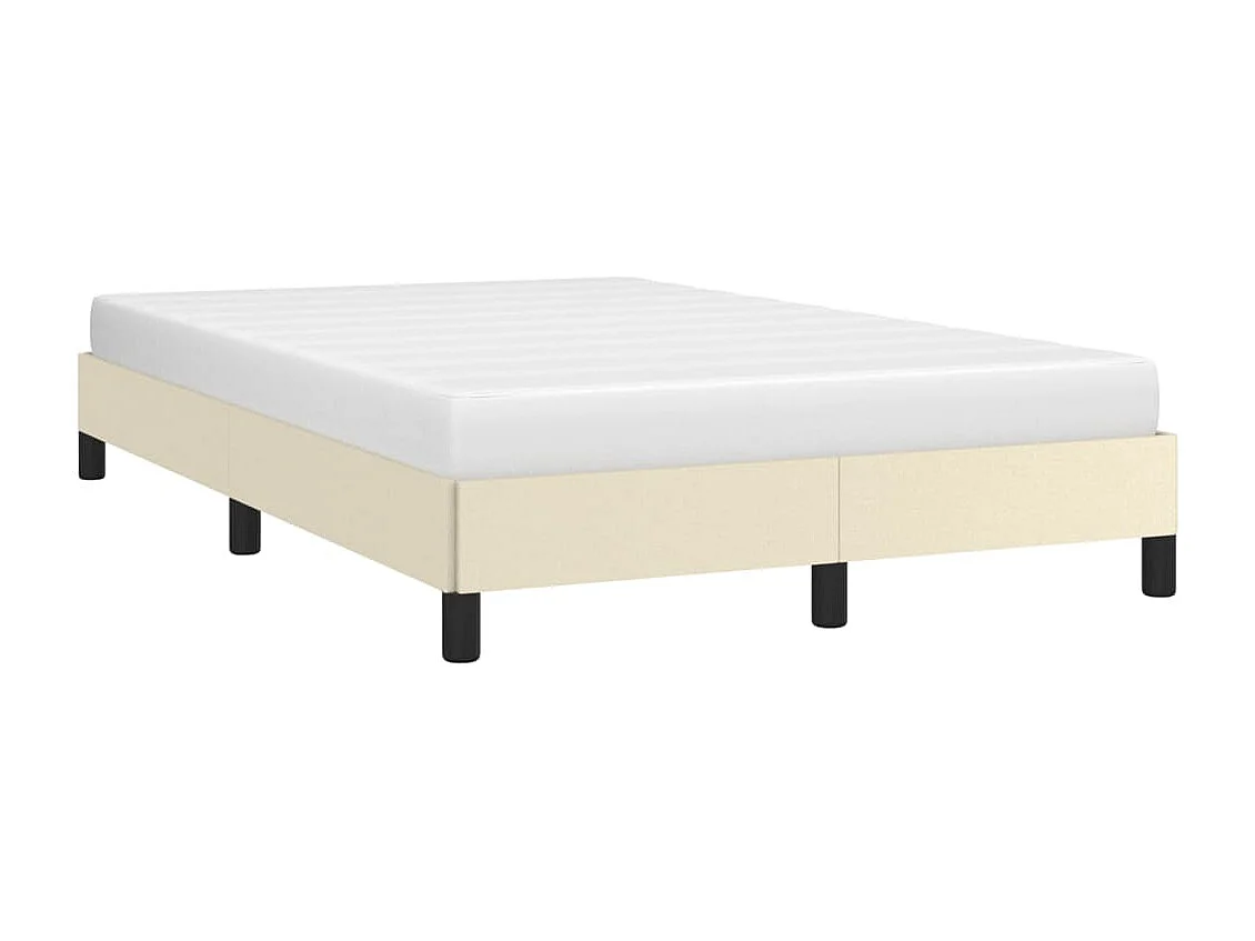 Letto per adulti | Letto singolo | Giroletto Crema 120x200 cm in Similpelle