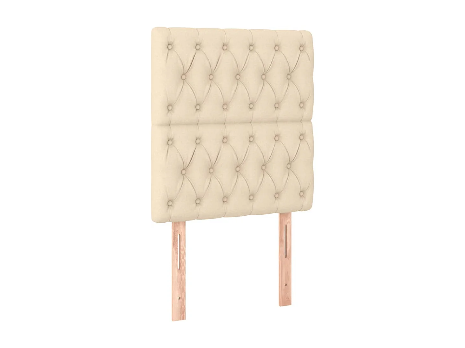 Lit simple | Lit adulte, enfant | Cadre de lit crème 80x200 cm tissu