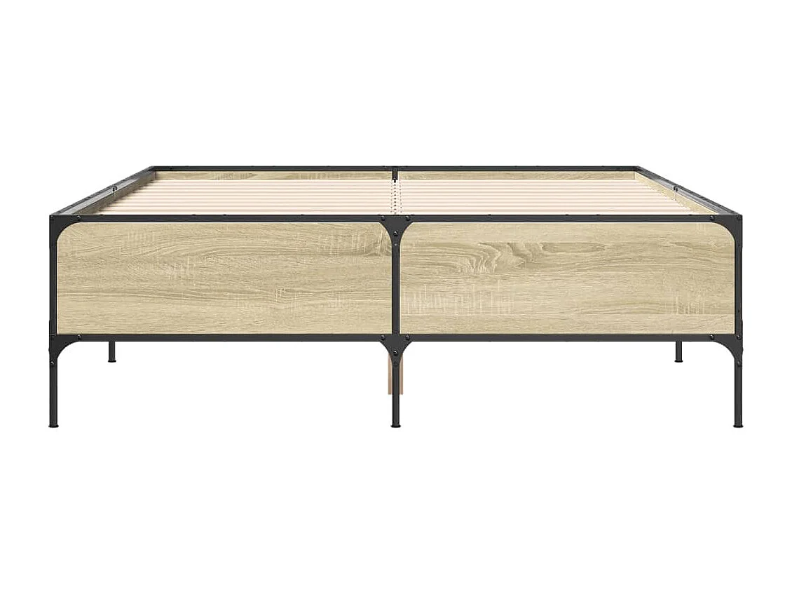 Lit simple | Lit adulte, enfant | Cadre de lit chêne sonoma 120x200 cm