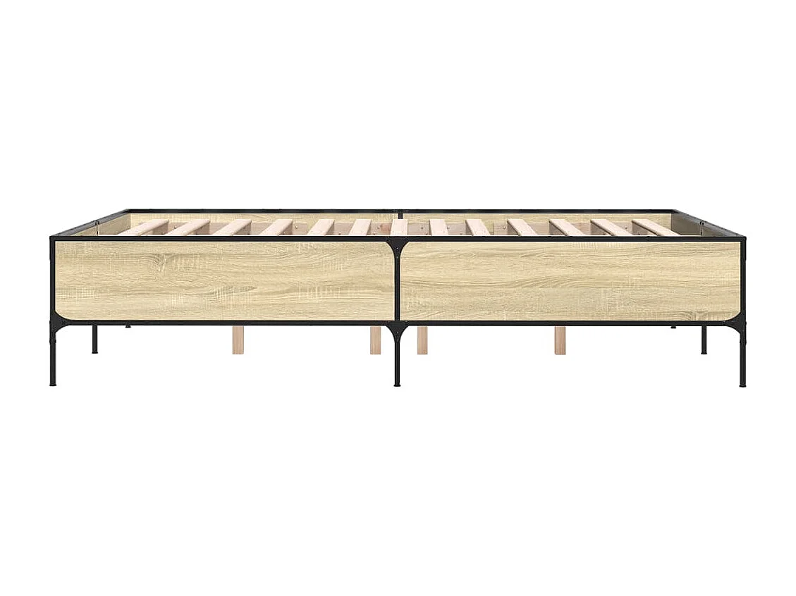 Lit simple | Lit adulte, enfant | Cadre de lit chêne sonoma 120x200 cm