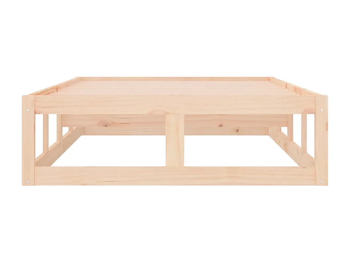 Lit simple | Lit adulte, enfant | Cadre de lit 100x200 cm bois massif