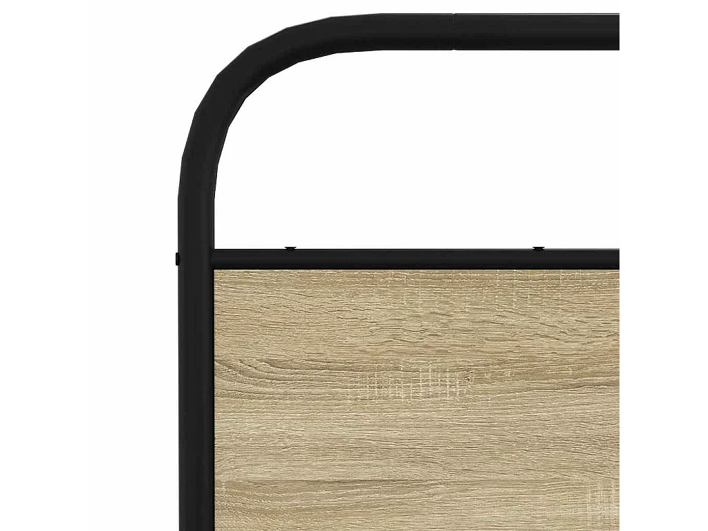 Letto per adulti | Letto singolo | Giroletto senza Materasso Rovere Sonoma 120x200cm in Truciolato