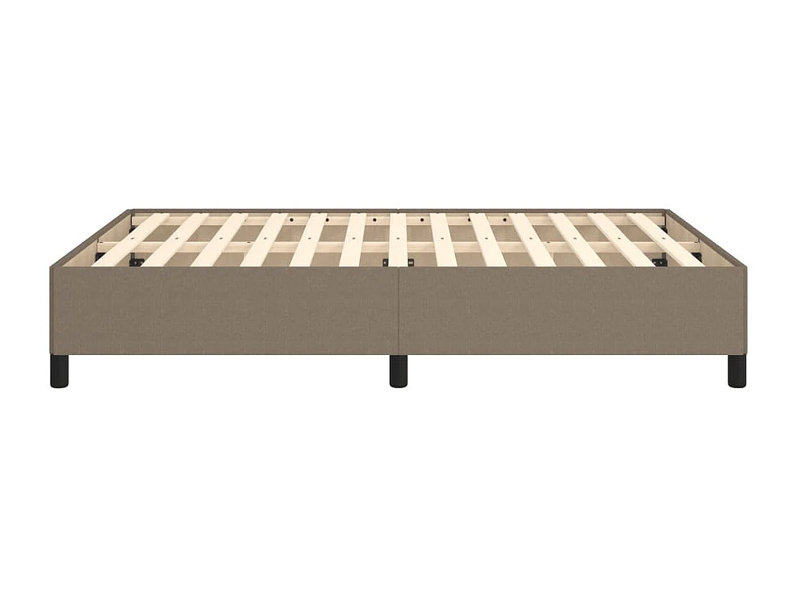 Lit double | Lit adulte | Cadre de lit taupe 140x200 cm tissu
