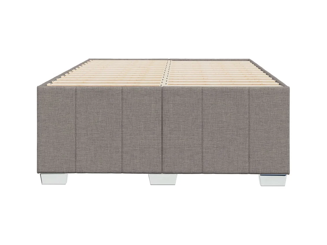 Letto per adulti | Letto singolo | Giroletto senza Materasso Tortora 120x190 cm Tessuto