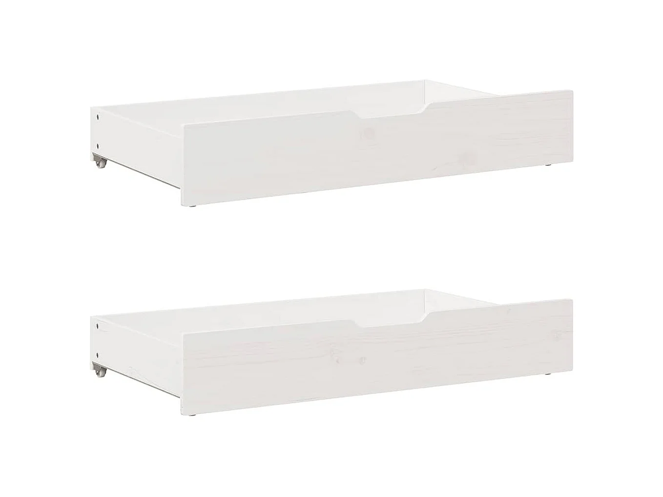 Lit double | Lit adulte | Cadre de lit blanc 140x200 cm bois de pin massif
