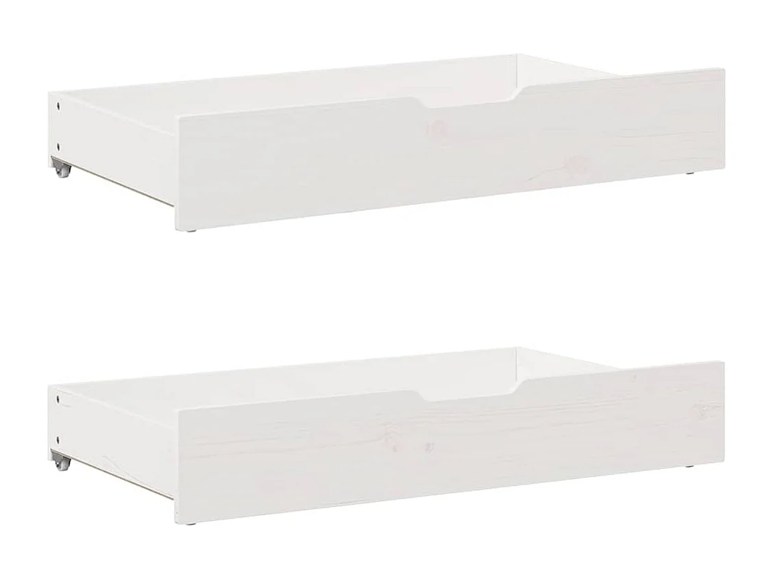 Lit simple | Lit adulte, enfant | Cadre de lit blanc 120x190 cm bois de pin massif