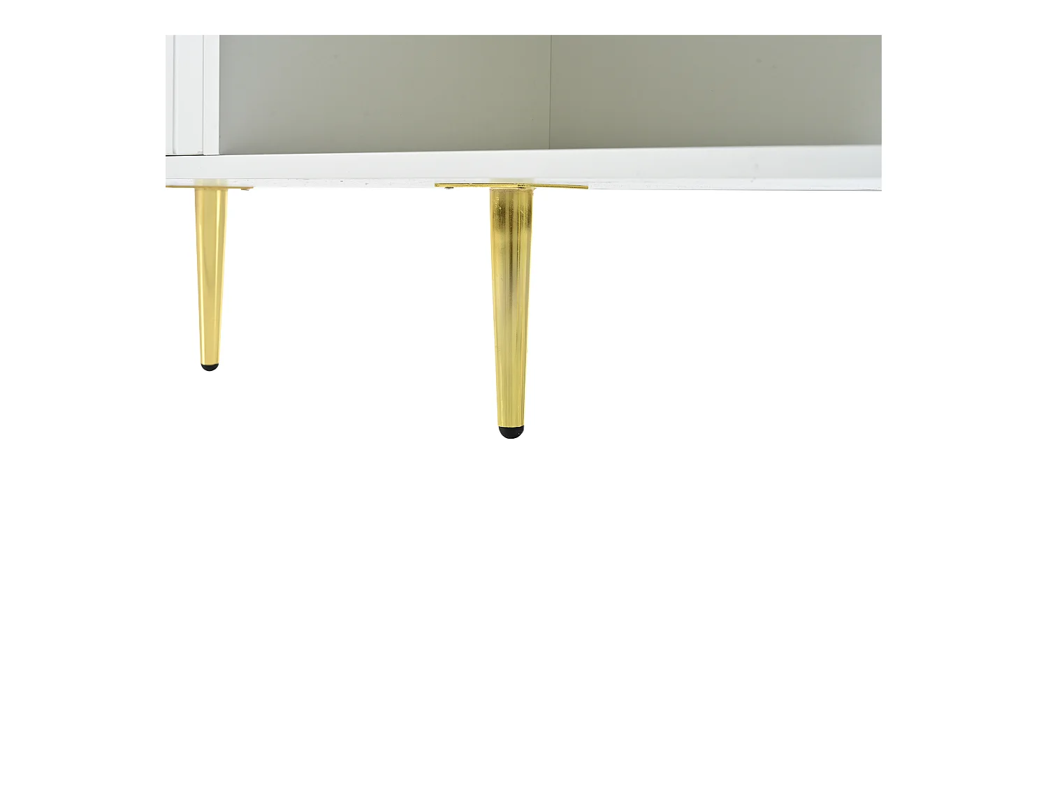 Meuble à chaussures blanc avec 1 porte et banc rembourré, pieds en métal 100x38x58cm