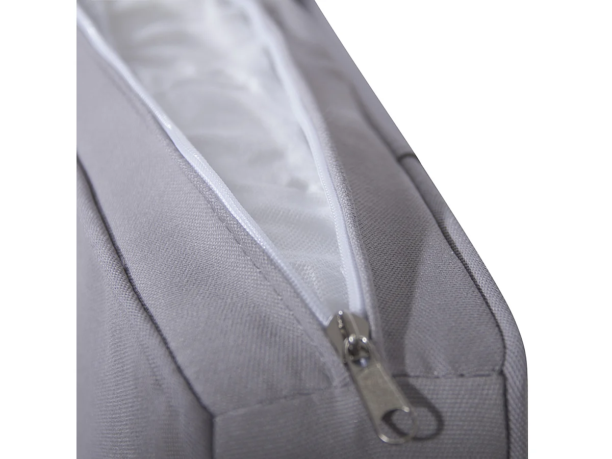 SVITA CALIFORNIA XL salon de jardin ensemble de balcon en polyrotin coussins de chaise longue en rotin noir