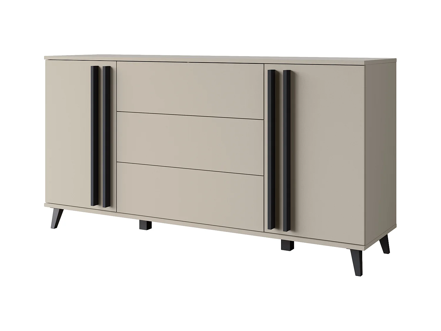 MINIO go for it, Kommode HURON 150 cm Congo/Schwarz