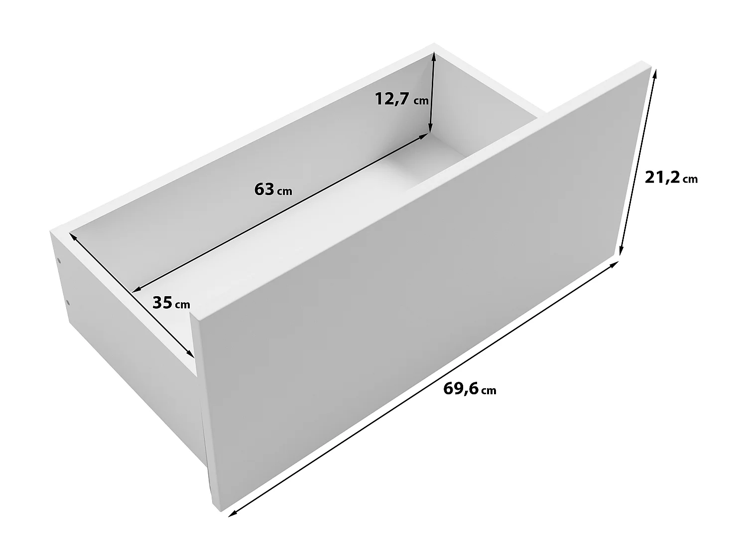 MINIO go for it, Commode HURON 150 cm congo/noir