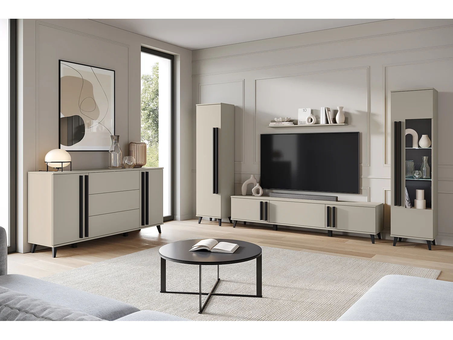 MINIO go for it, Commode HURON 150 cm congo/noir