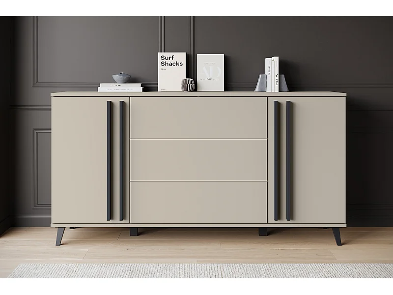 MINIO go for it, Commode HURON 150 cm congo/noir