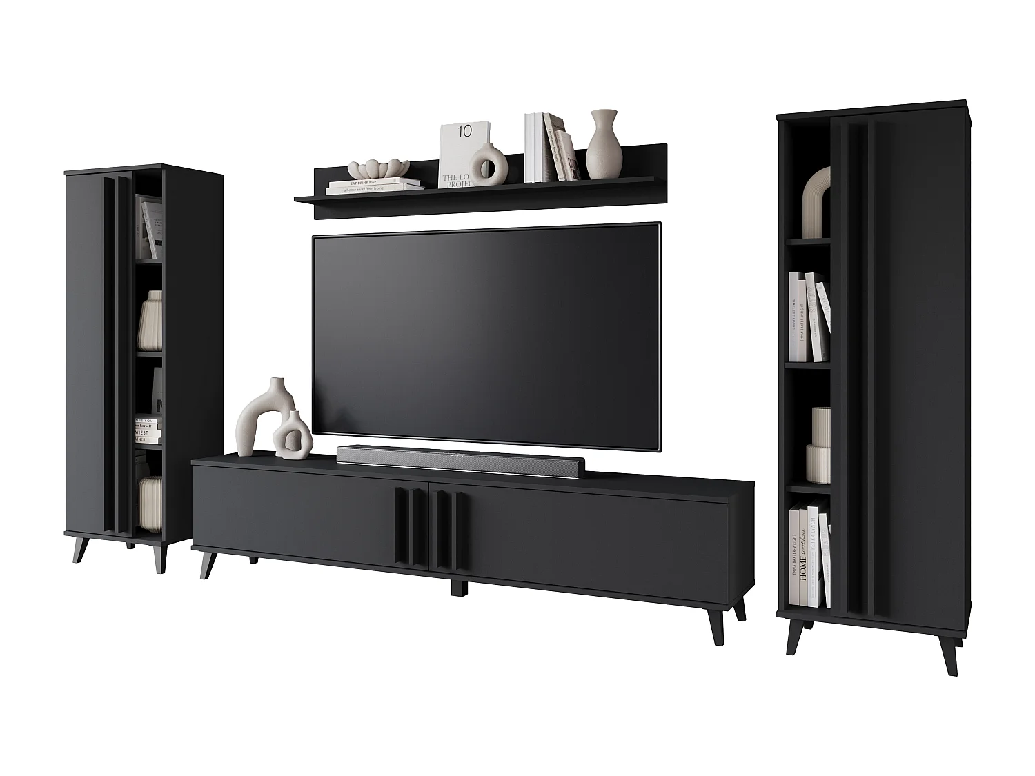 MINIO go for it, Meuble mural HURON I noir